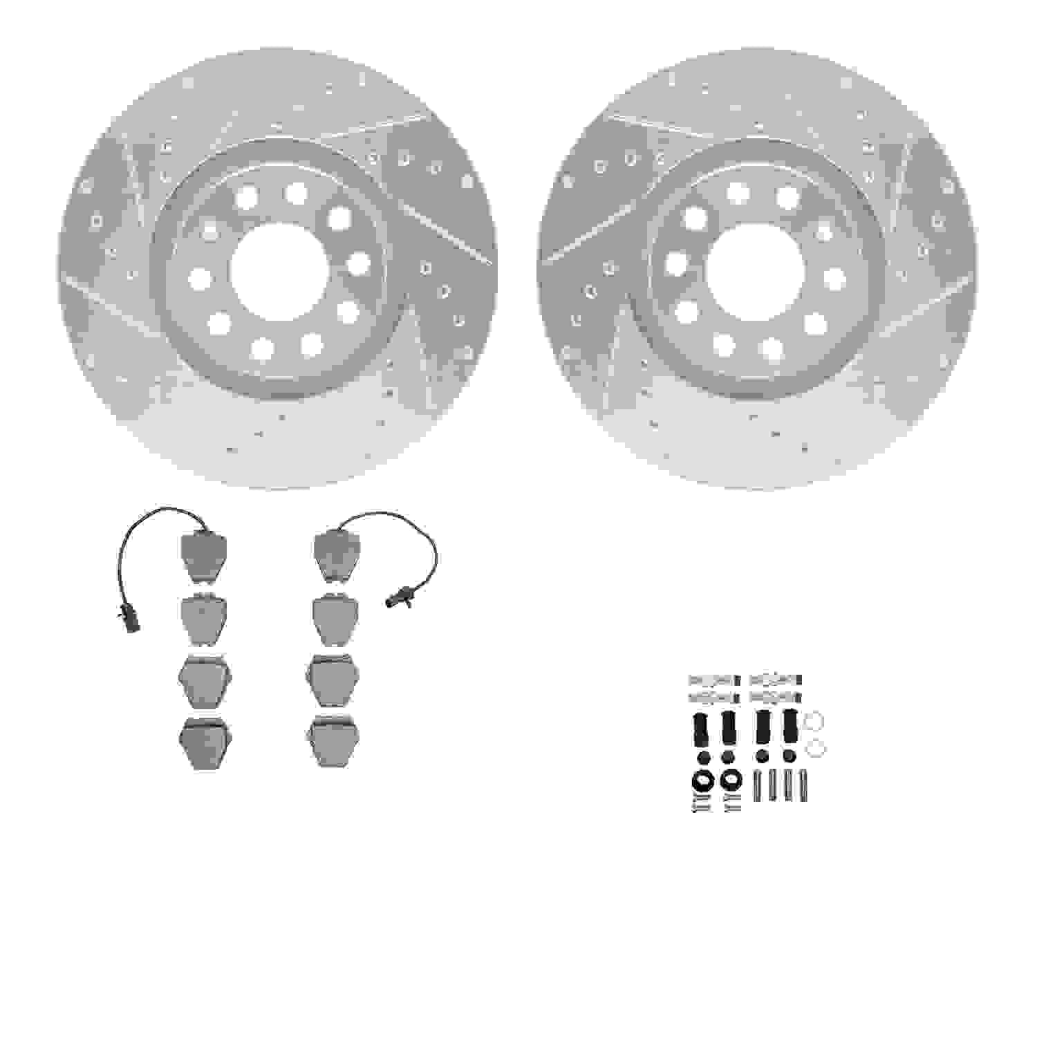 Dynamic Friction Company Disc Brake Kit 7312-73046