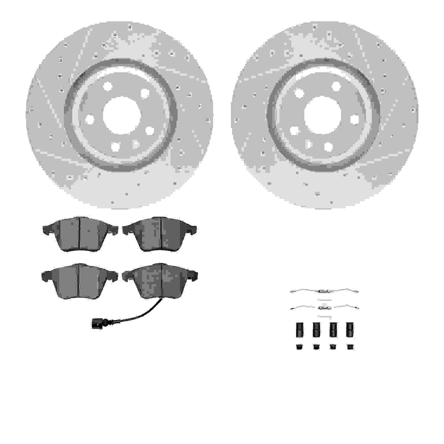 Dynamic Friction Company Disc Brake Kit 7312-73060