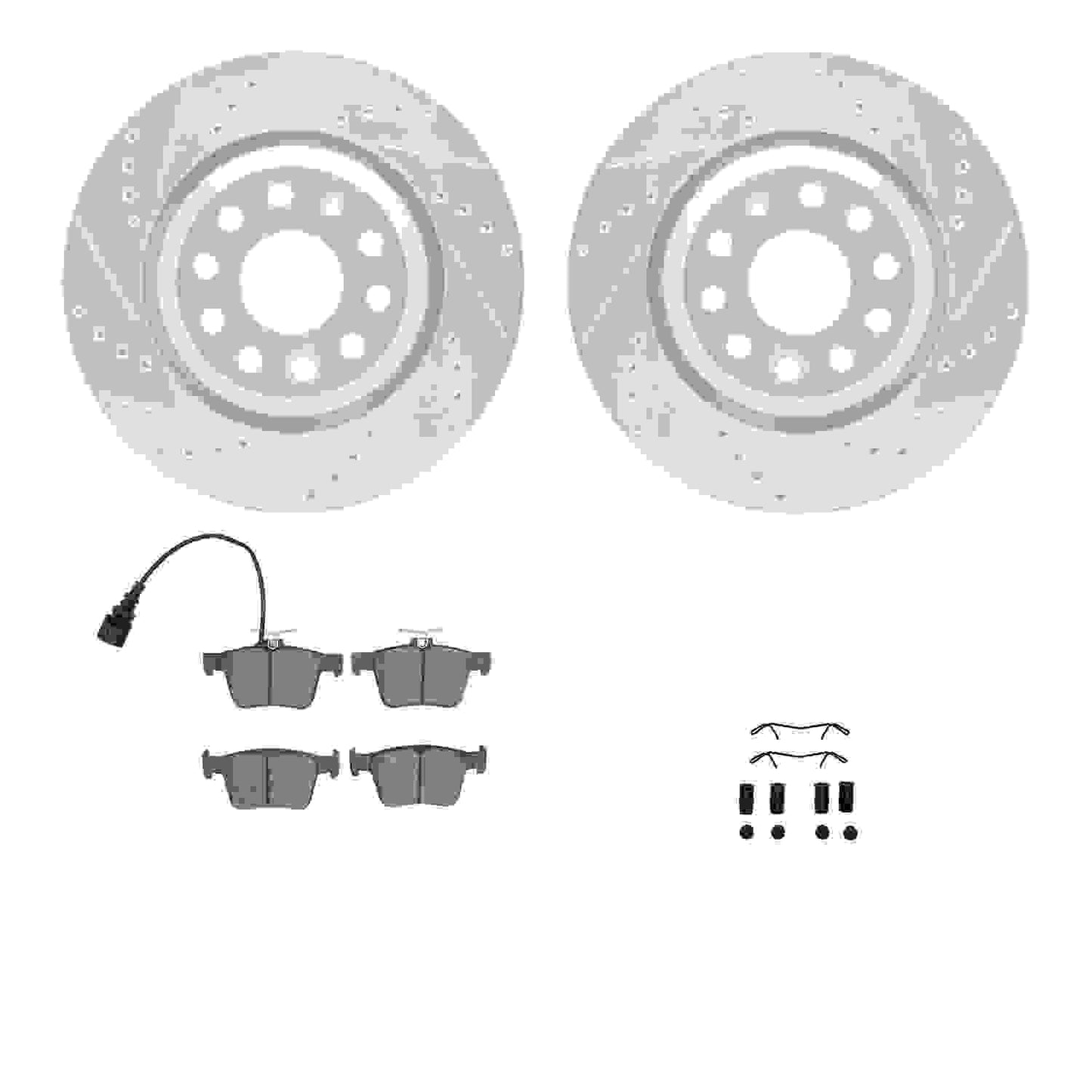 Dynamic Friction Company Disc Brake Kit 7312-74093