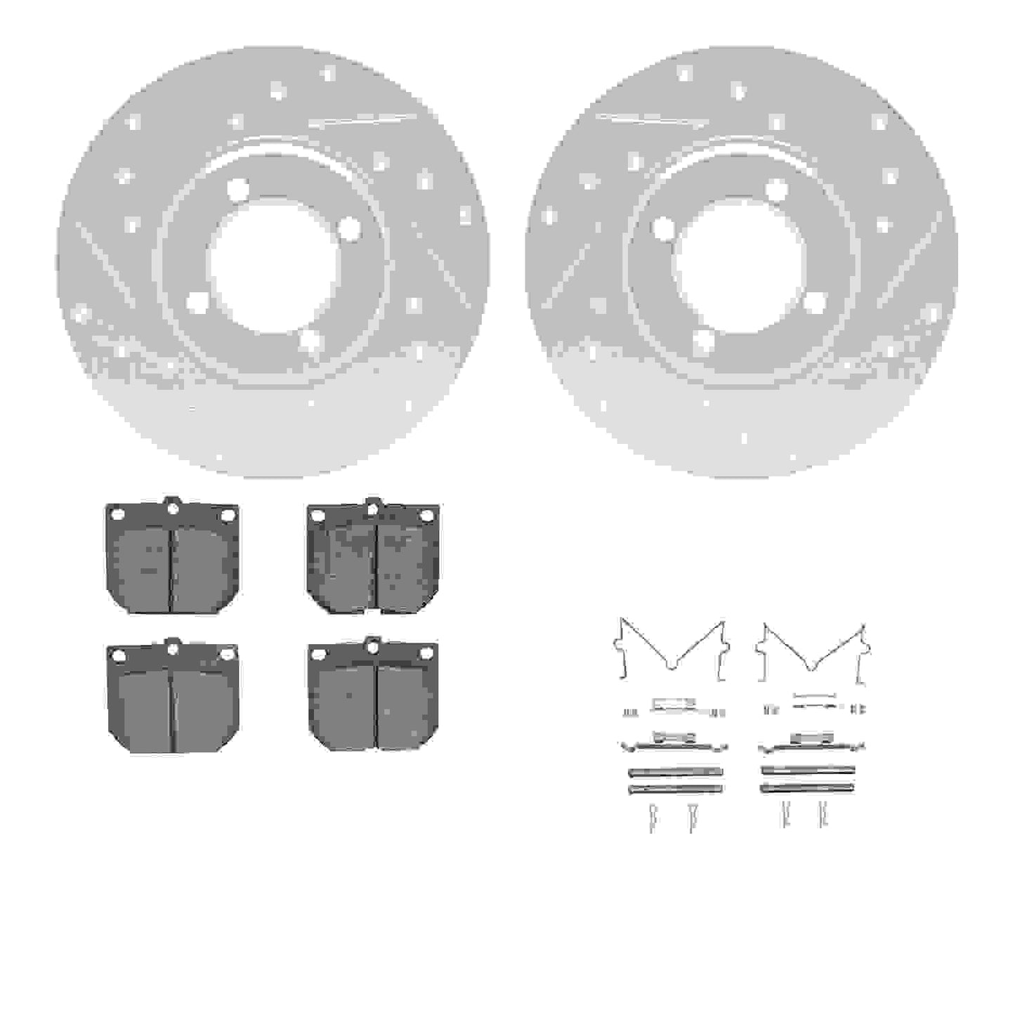 Dynamic Friction Company Disc Brake Kit 7312-76004