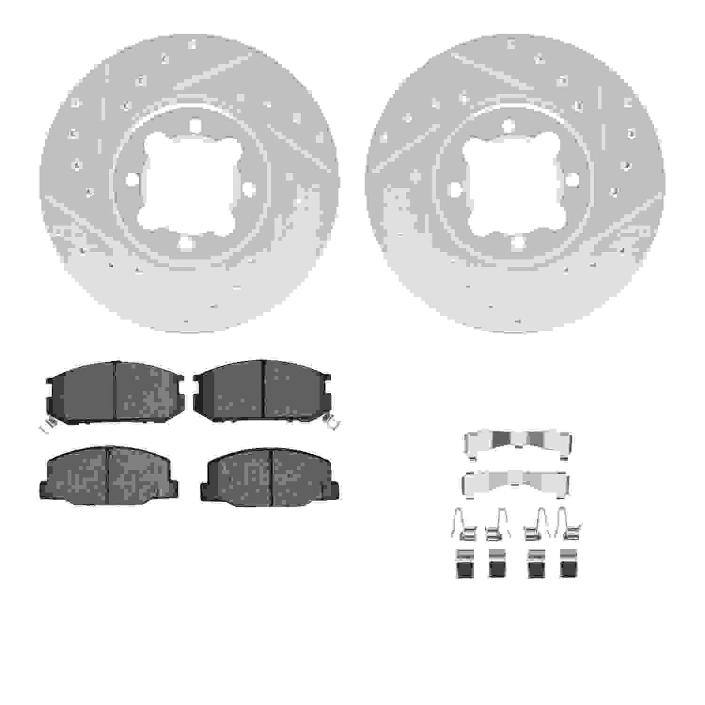 Dynamic Friction Company Disc Brake Kit 7312-76041