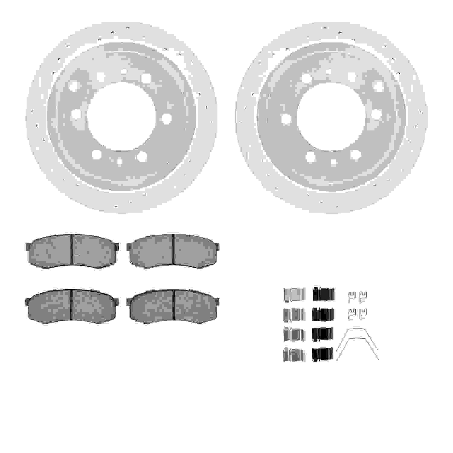 Dynamic Friction Company Disc Brake Kit 7312-76098