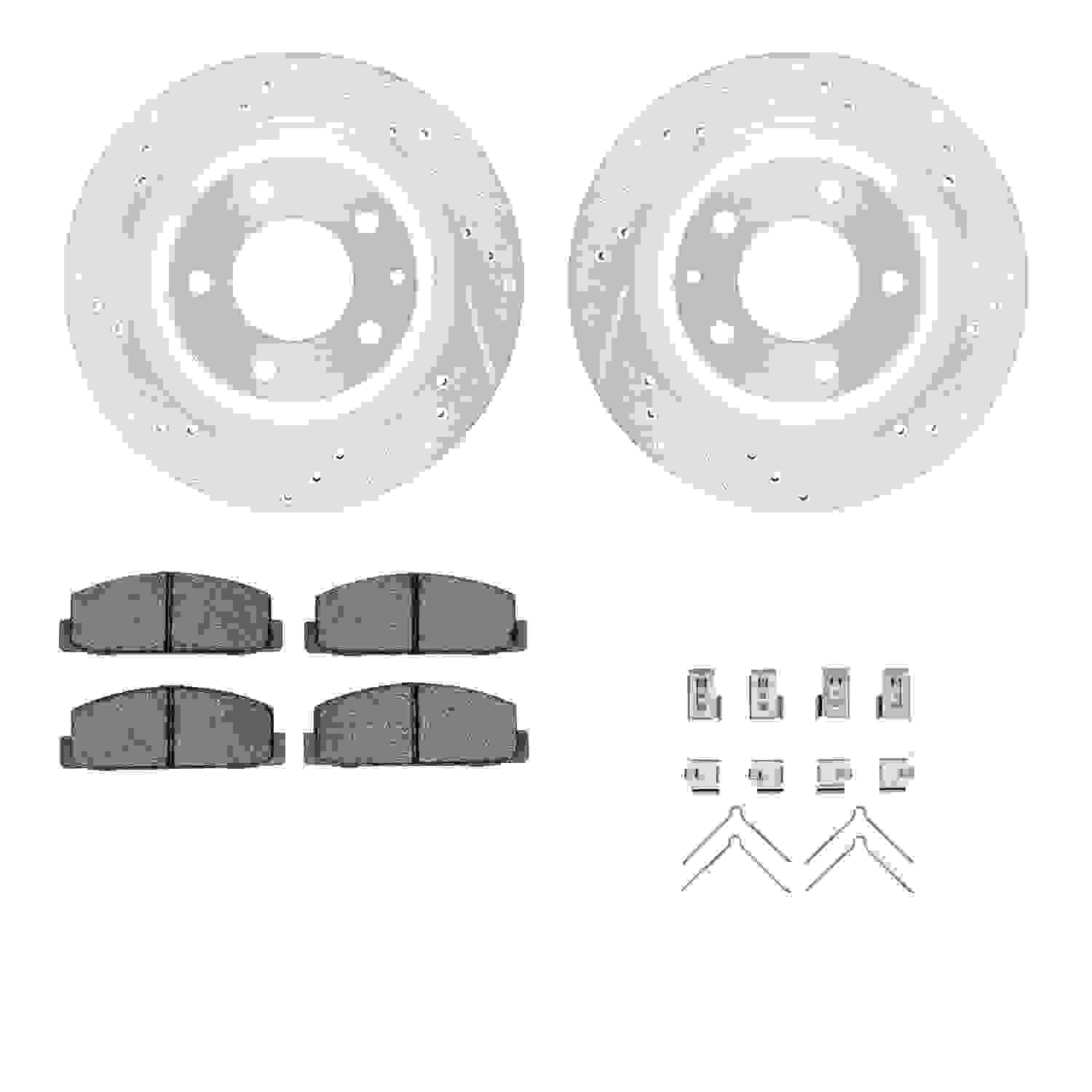 Dynamic Friction Company Disc Brake Kit 7312-80021