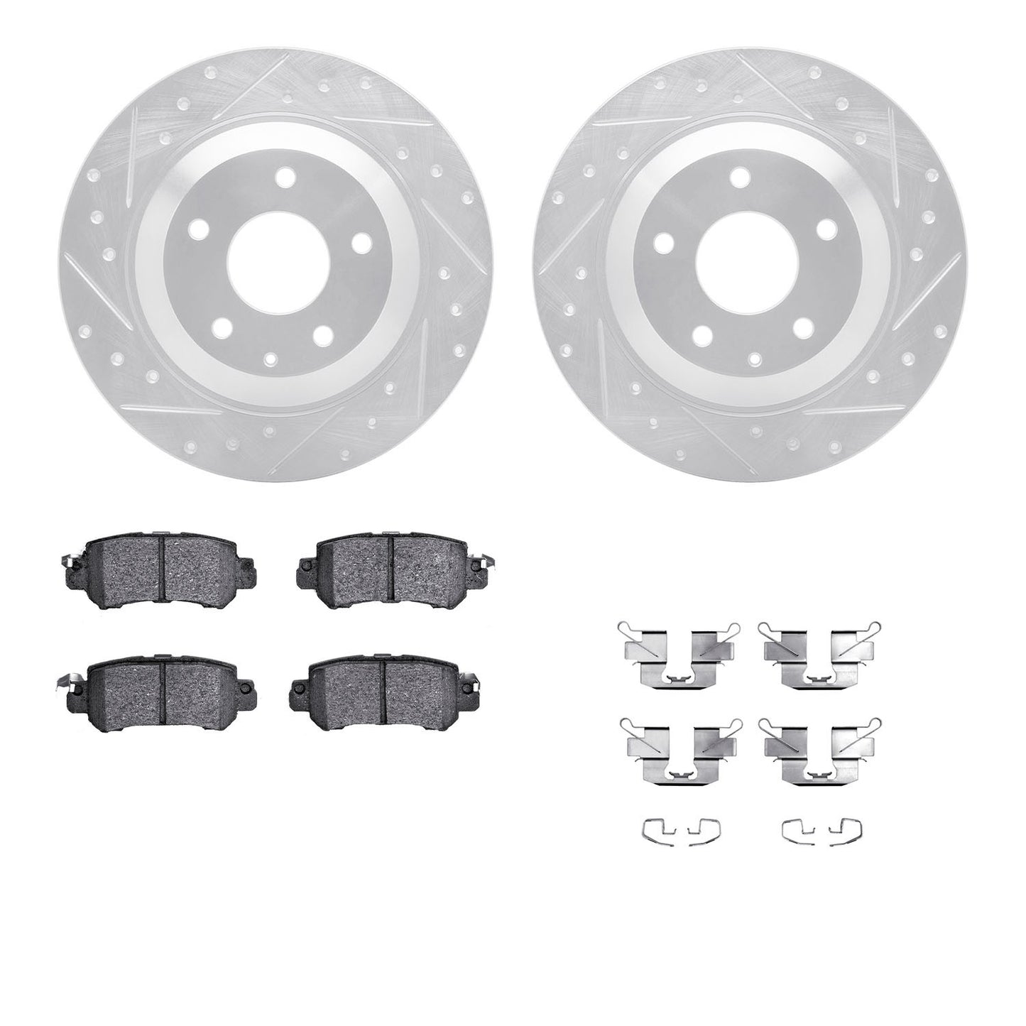 Dynamic Friction Company Disc Brake Kit 7312-80075