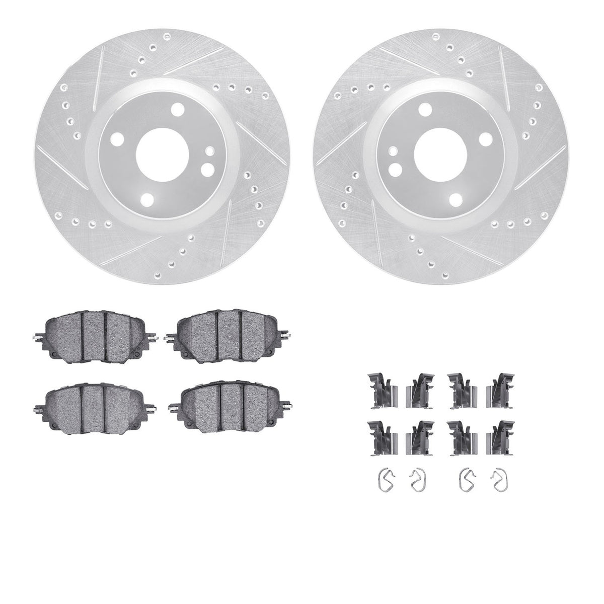 Dynamic Friction Company Disc Brake Kit 7312-80086