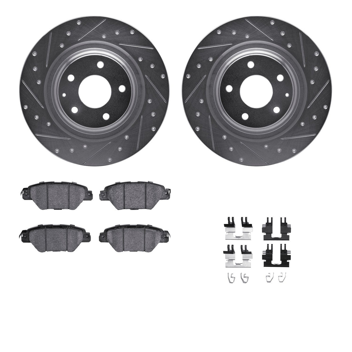 Dynamic Friction Company Disc Brake Kit 7312-80087