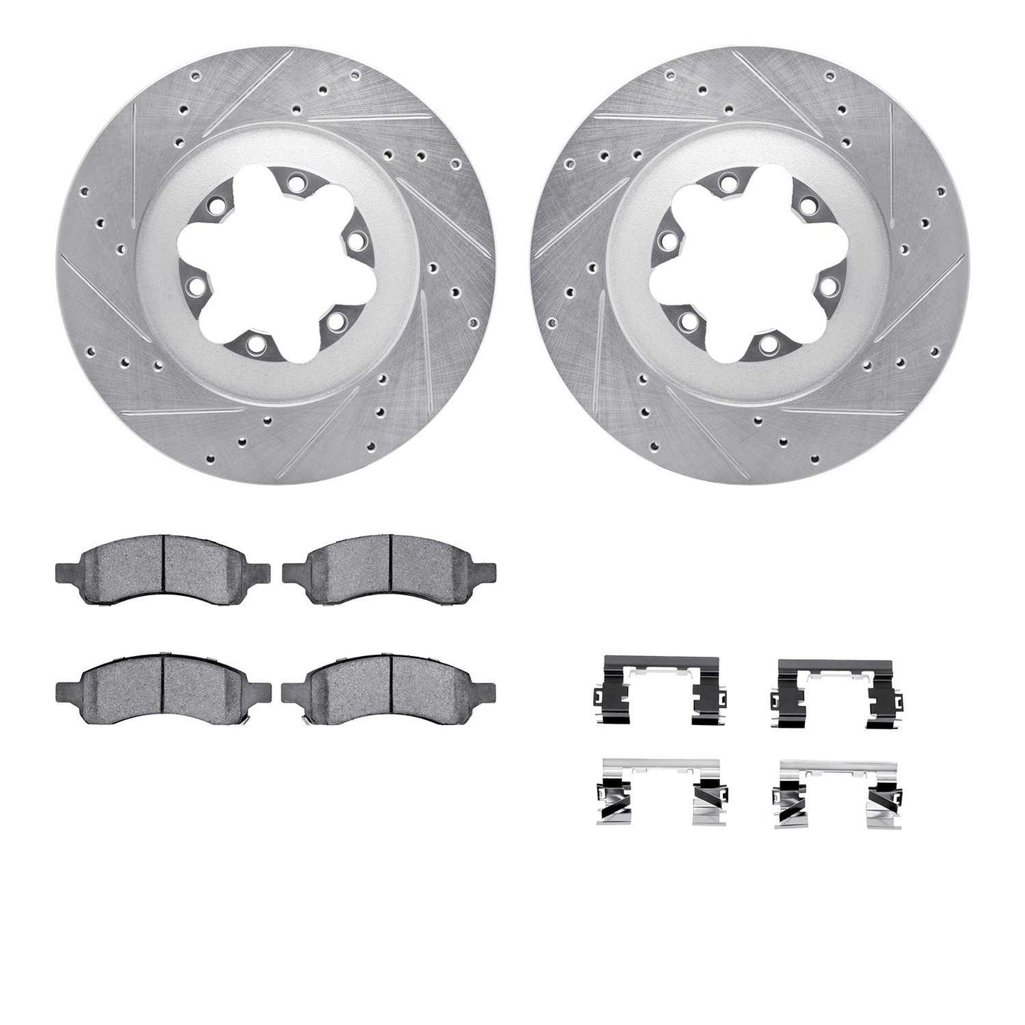 Dynamic Friction Company Disc Brake Kit 7412-48042