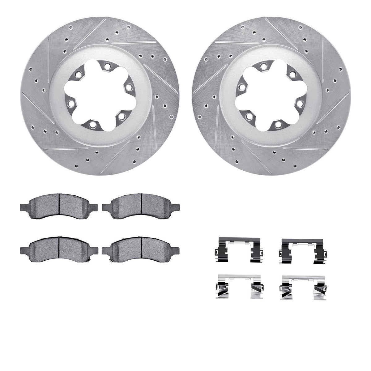 Dynamic Friction Company Disc Brake Kit 7412-48042