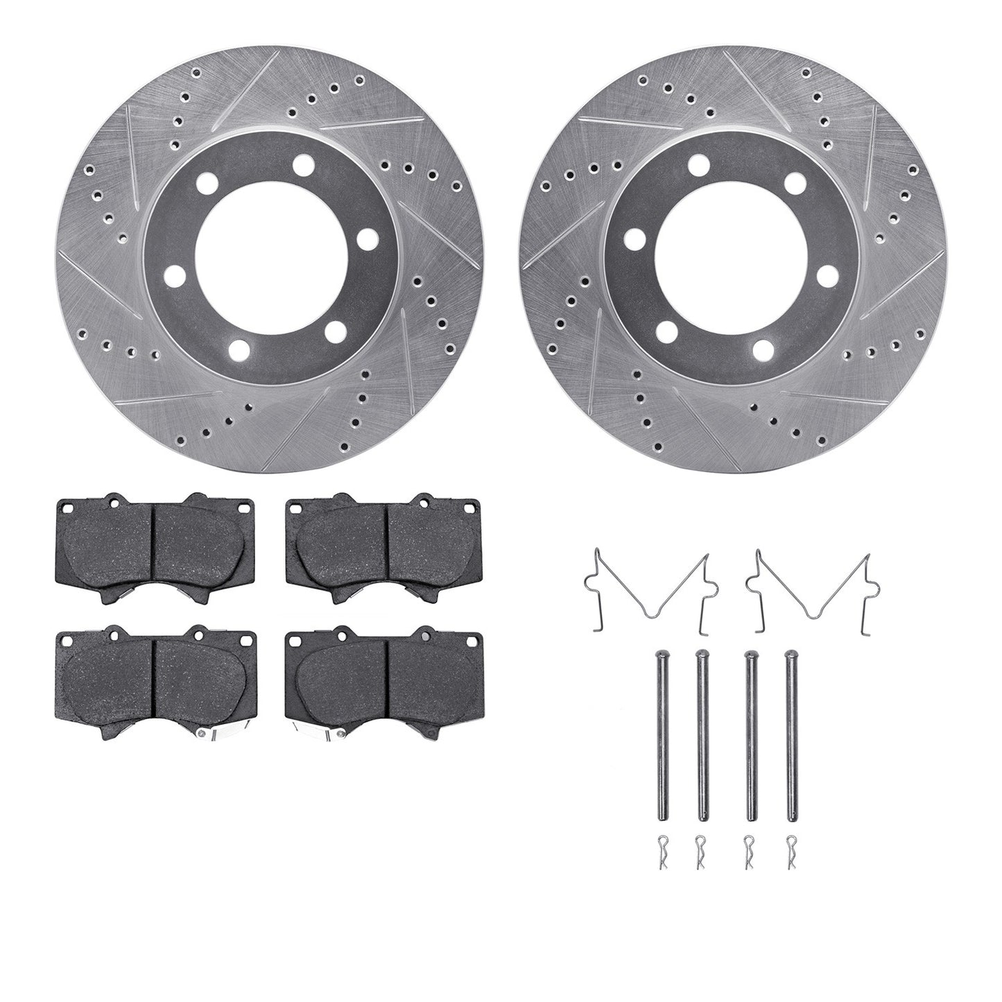 Dynamic Friction Company Disc Brake Kit 7412-76014