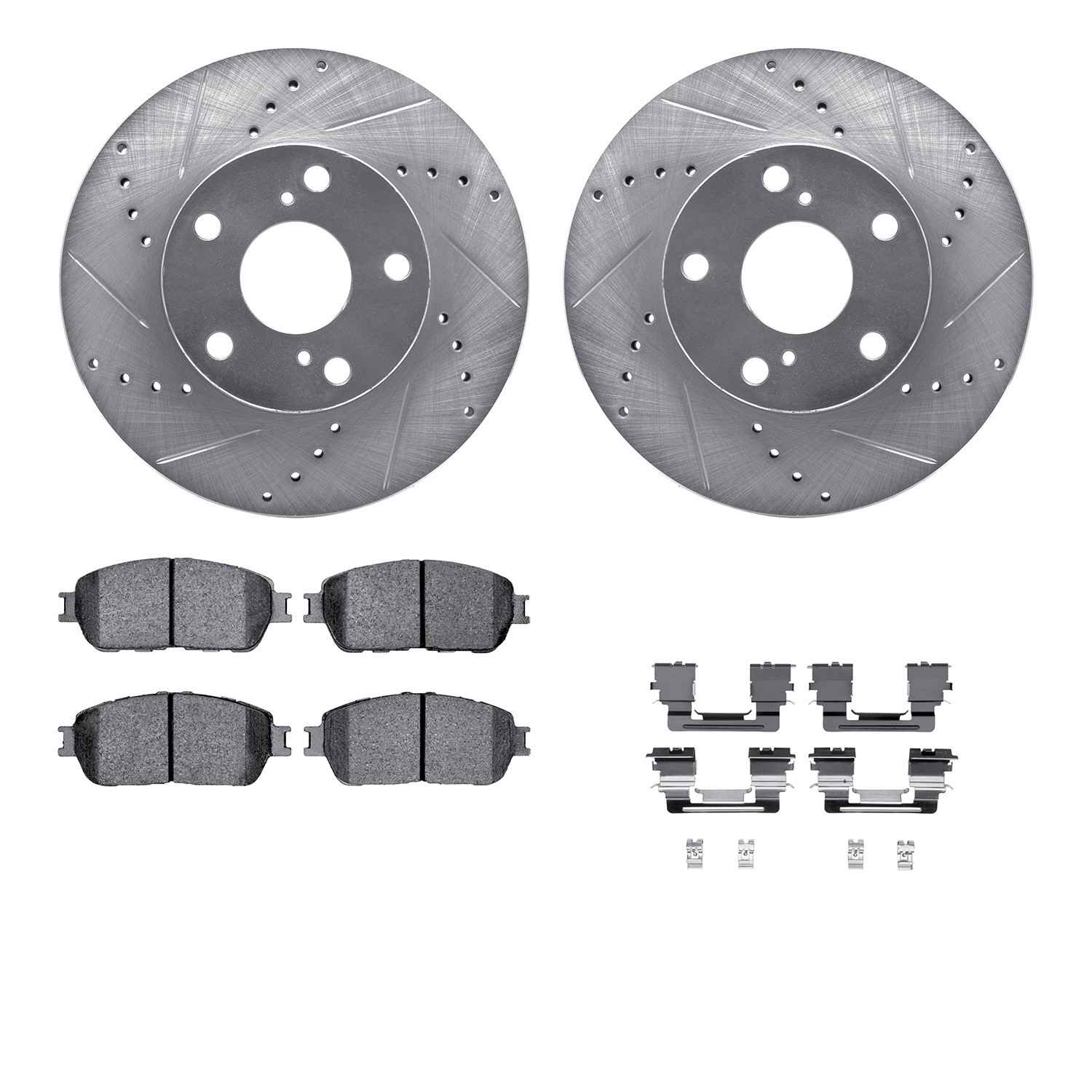 Dynamic Friction Company Disc Brake Kit 7412-76018