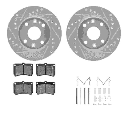 Dynamic Friction Company Disc Brake Kit 7512-21000