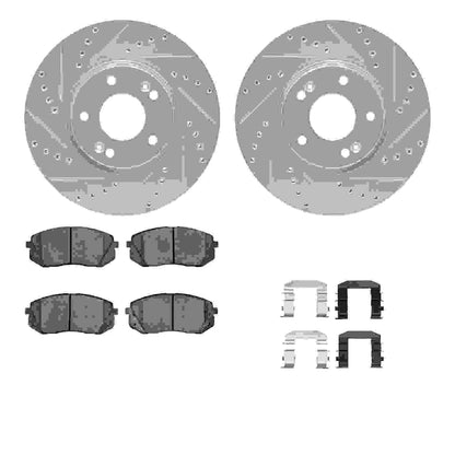Dynamic Friction Company Disc Brake Kit 7512-21025