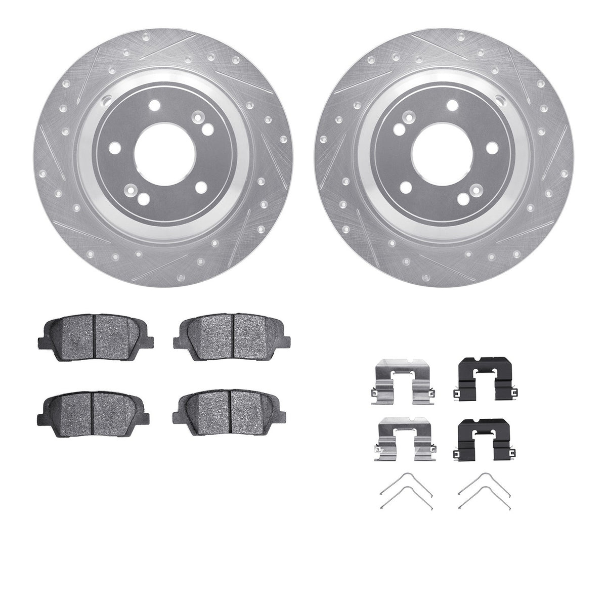 Dynamic Friction Company Disc Brake Kit 7512-21050