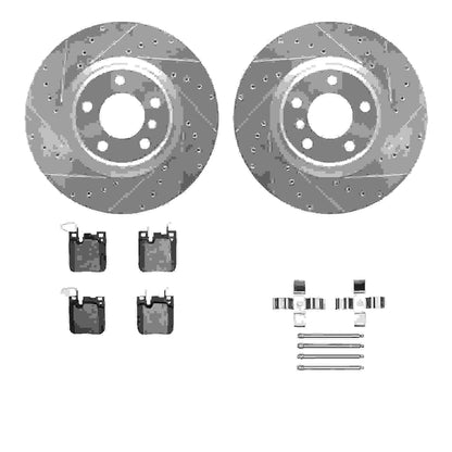 Dynamic Friction Company Disc Brake Kit 7512-31587