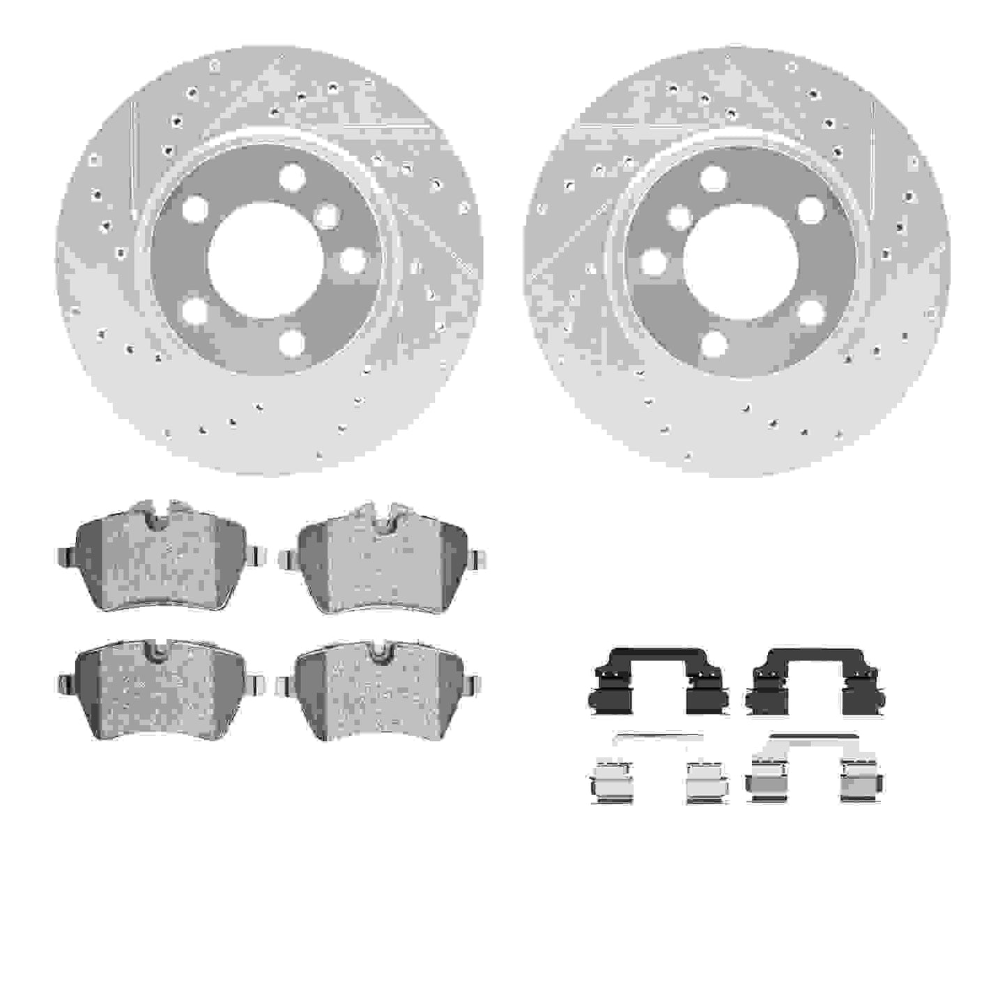 Dynamic Friction Company Disc Brake Kit 7512-32012