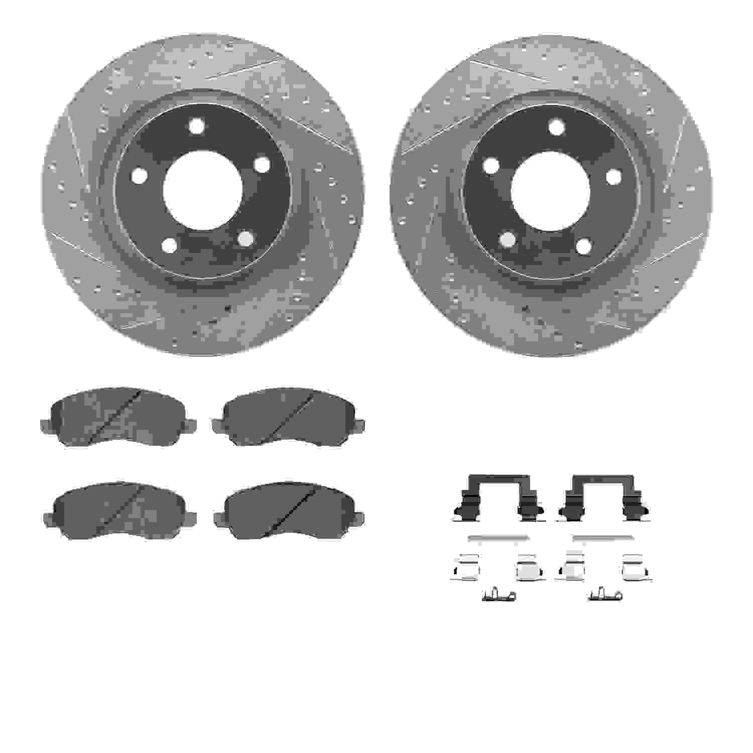 Dynamic Friction Company Disc Brake Kit 7512-39026