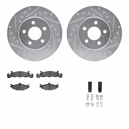 Dynamic Friction Company Disc Brake Kit 7512-40140