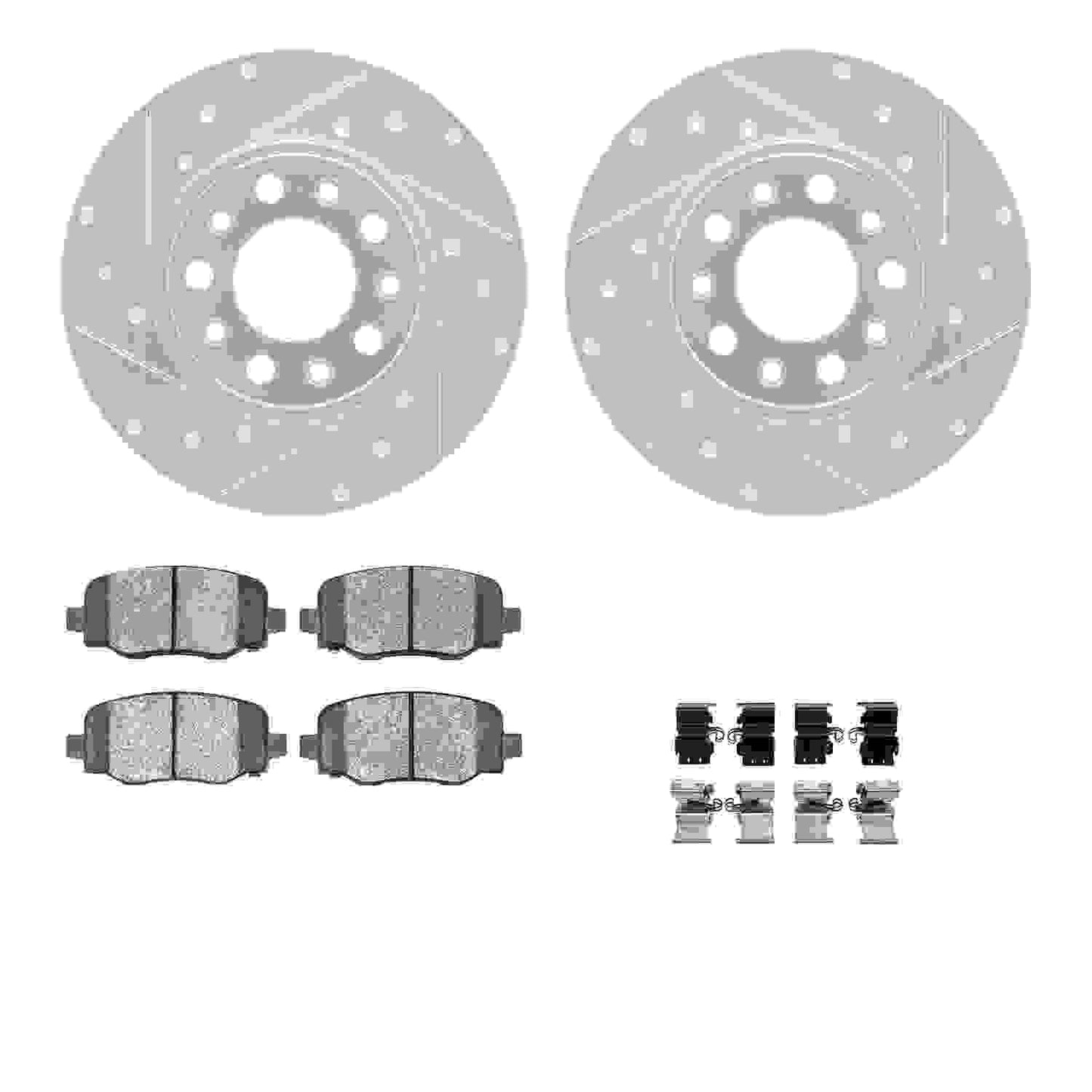 Dynamic Friction Company Disc Brake Kit 7512-42045