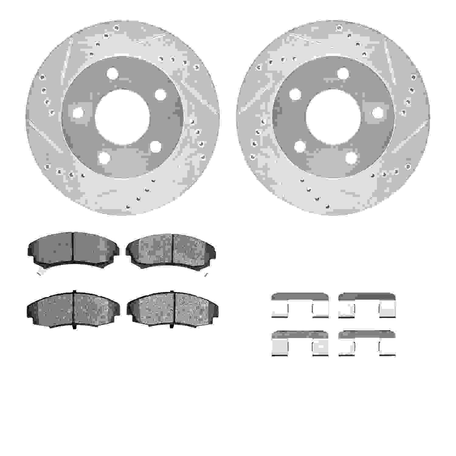 Dynamic Friction Company Disc Brake Kit 7512-45055