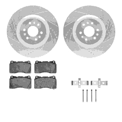 Dynamic Friction Company Disc Brake Kit 7512-46008