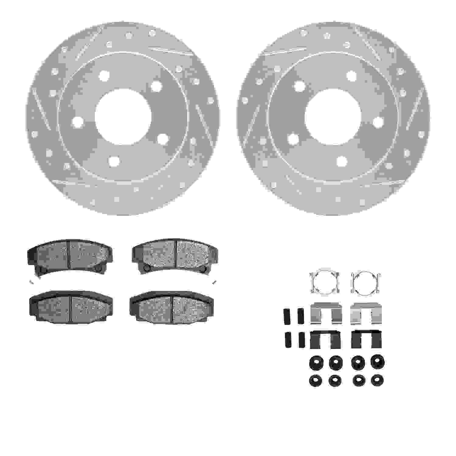 Dynamic Friction Company Disc Brake Kit 7512-46070