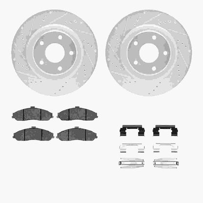 Dynamic Friction Company Disc Brake Kit 7512-46153