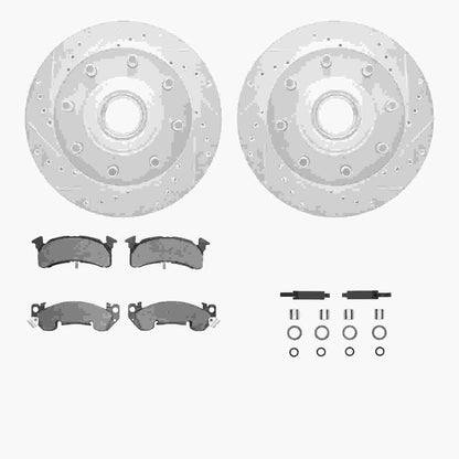 Dynamic Friction Company Disc Brake Kit 7512-48010
