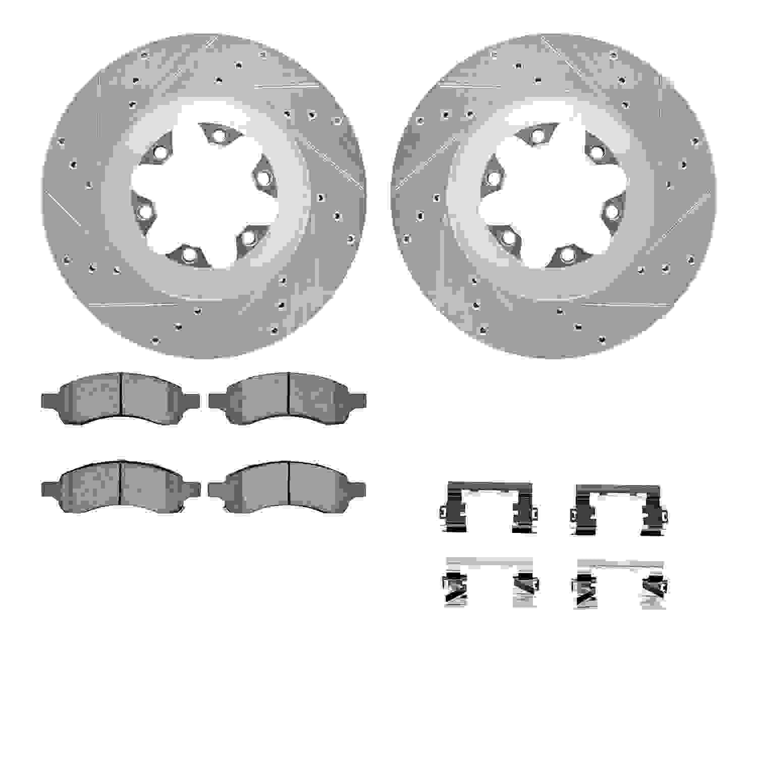 Dynamic Friction Company Disc Brake Kit 7512-48060