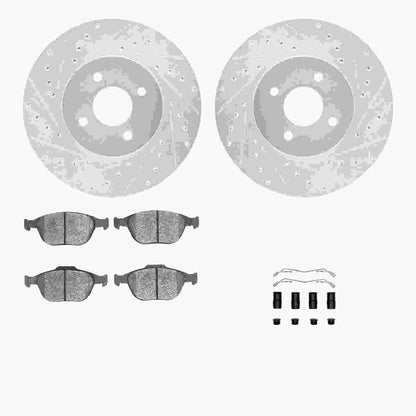Dynamic Friction Company Disc Brake Kit 7512-54029