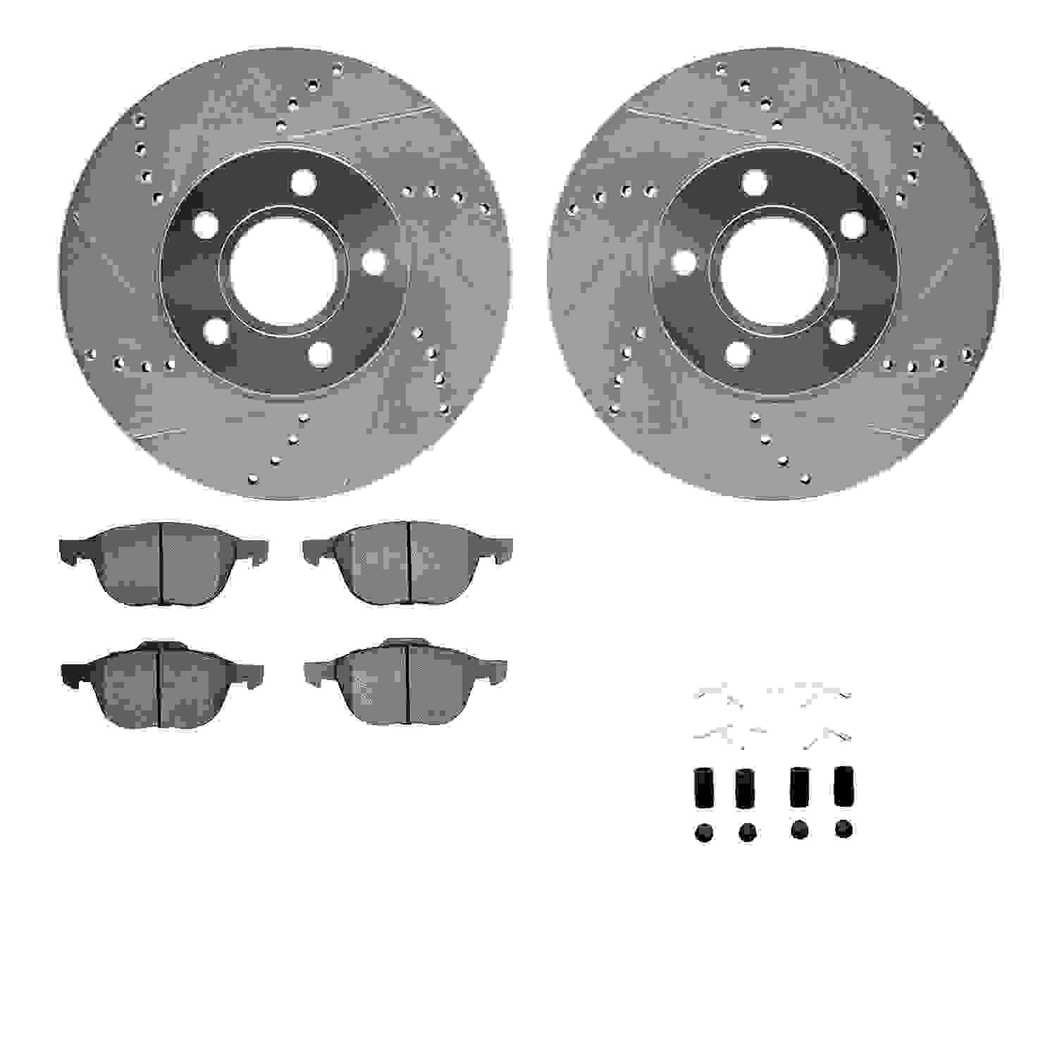 Dynamic Friction Company Disc Brake Kit 7512-54073