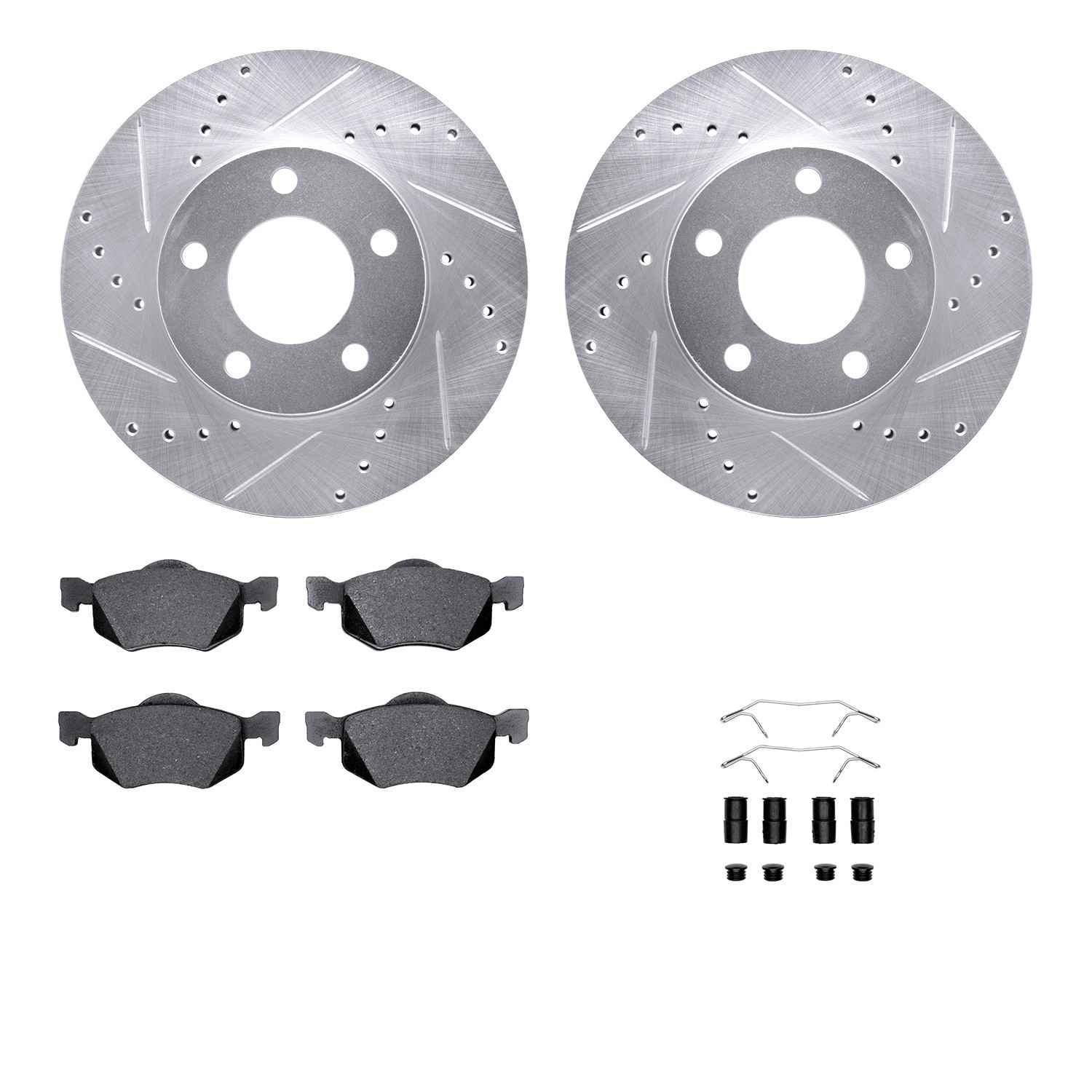 Dynamic Friction Company Disc Brake Kit 7512-54144