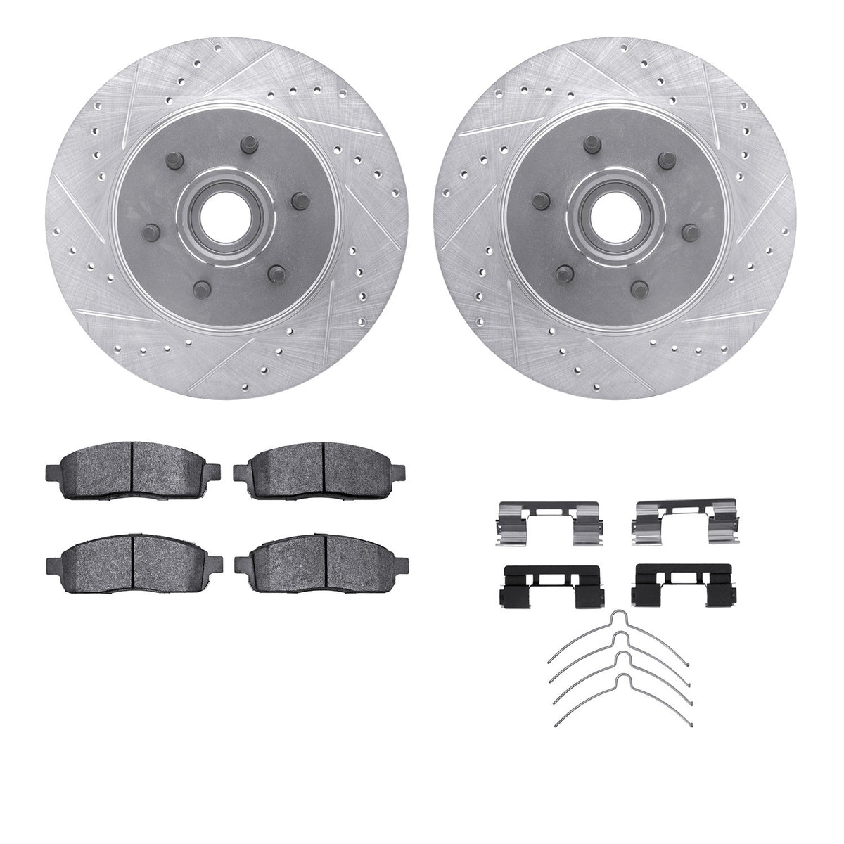 Dynamic Friction Company Disc Brake Kit 7512-54155