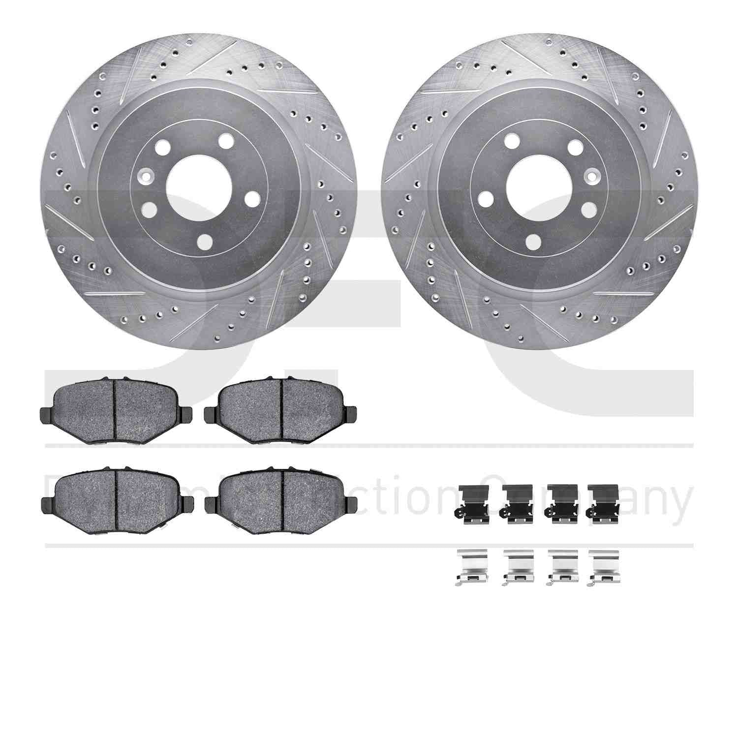 Dynamic Friction Company Disc Brake Kit 7512-54215