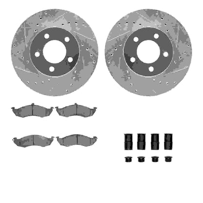 Dynamic Friction Company Disc Brake Kit 7512-54346
