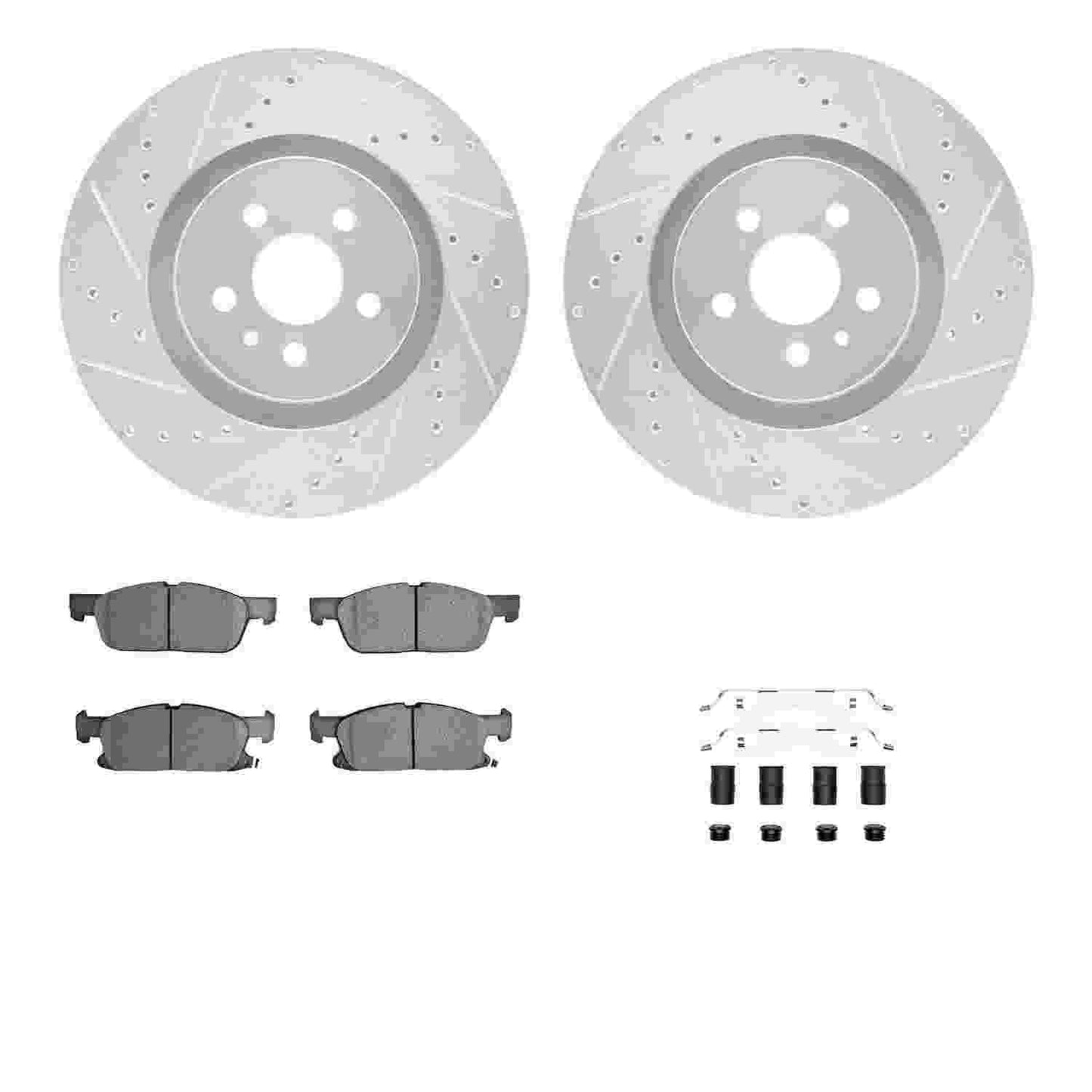 Dynamic Friction Company Disc Brake Kit 7512-55002
