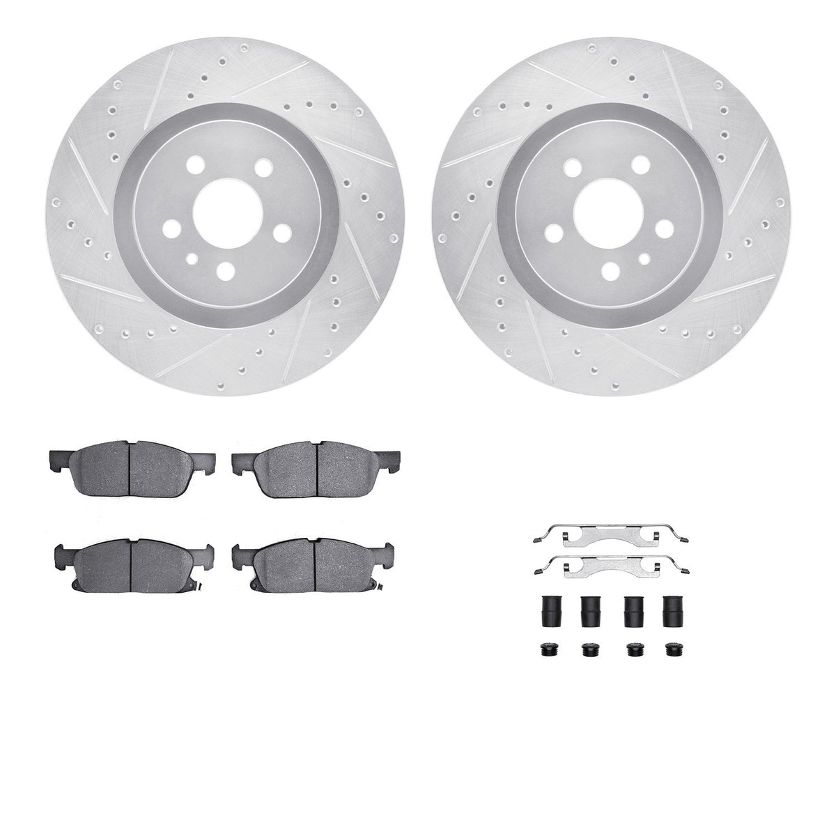 Dynamic Friction Company Disc Brake Kit 7512-55010