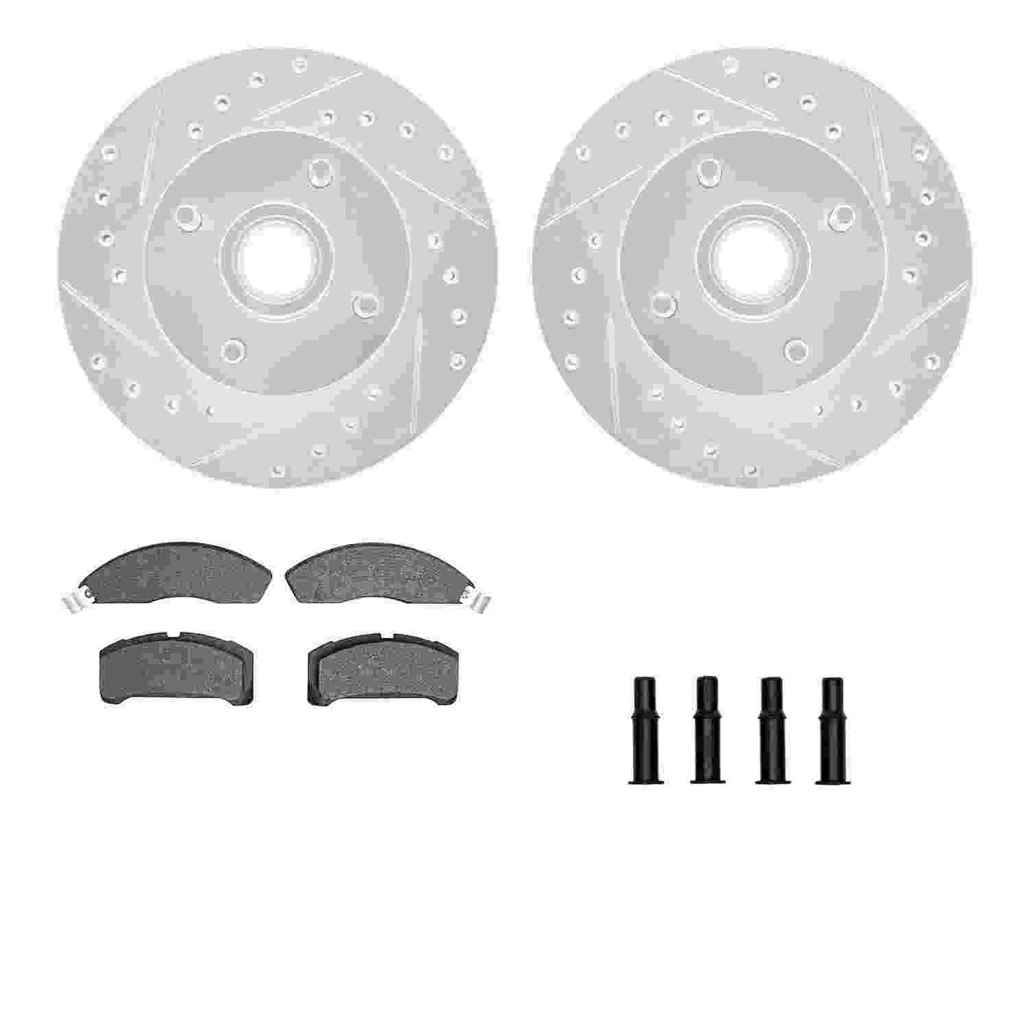 Dynamic Friction Company Disc Brake Kit 7512-55058