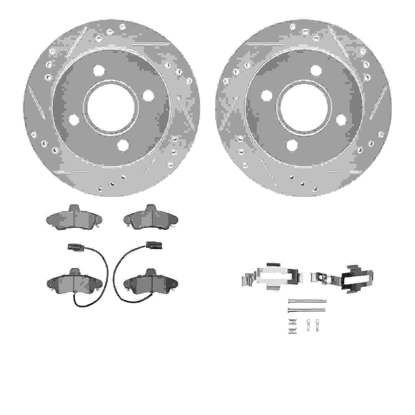 Dynamic Friction Company Disc Brake Kit 7512-56068