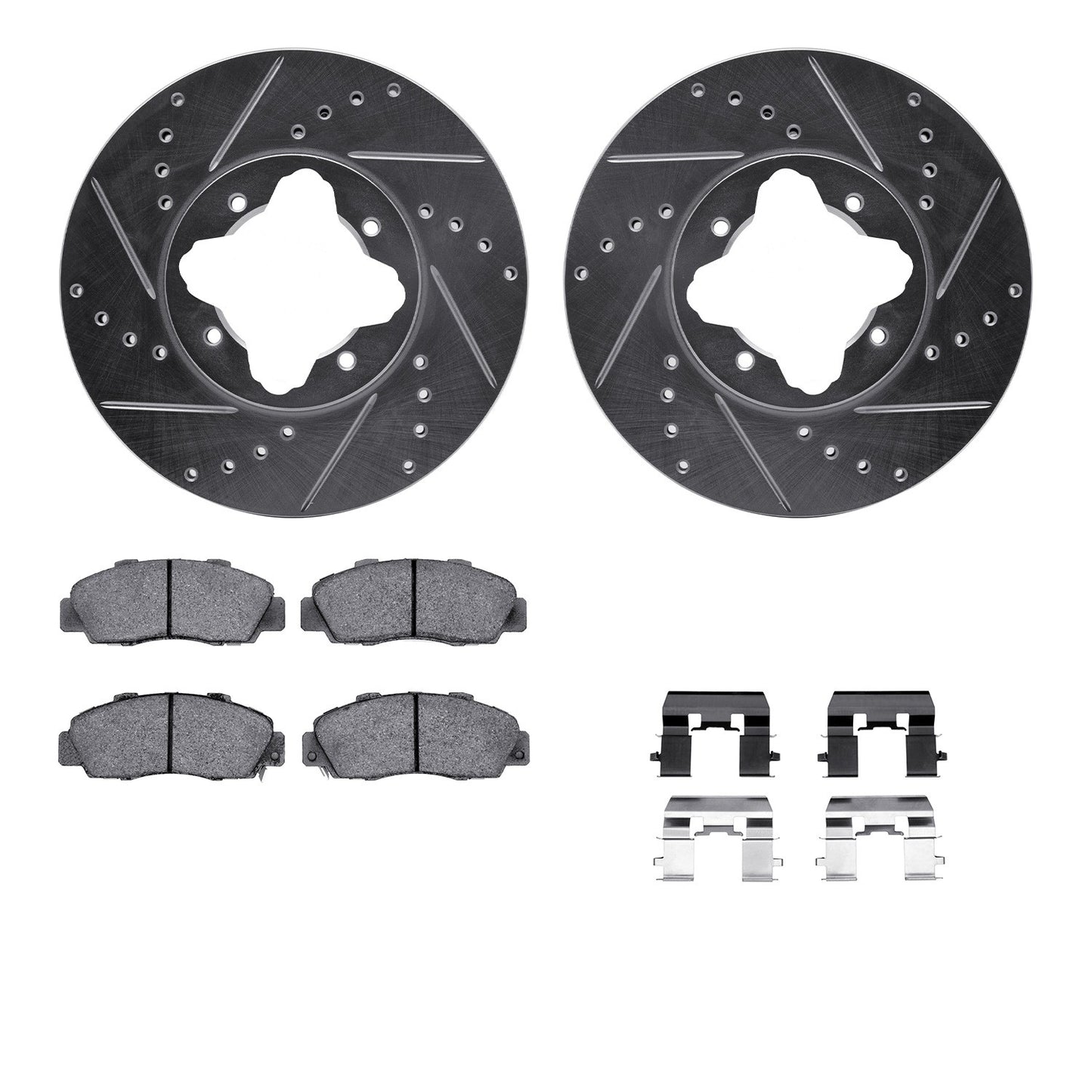 Dynamic Friction Company Disc Brake Kit 7512-58005
