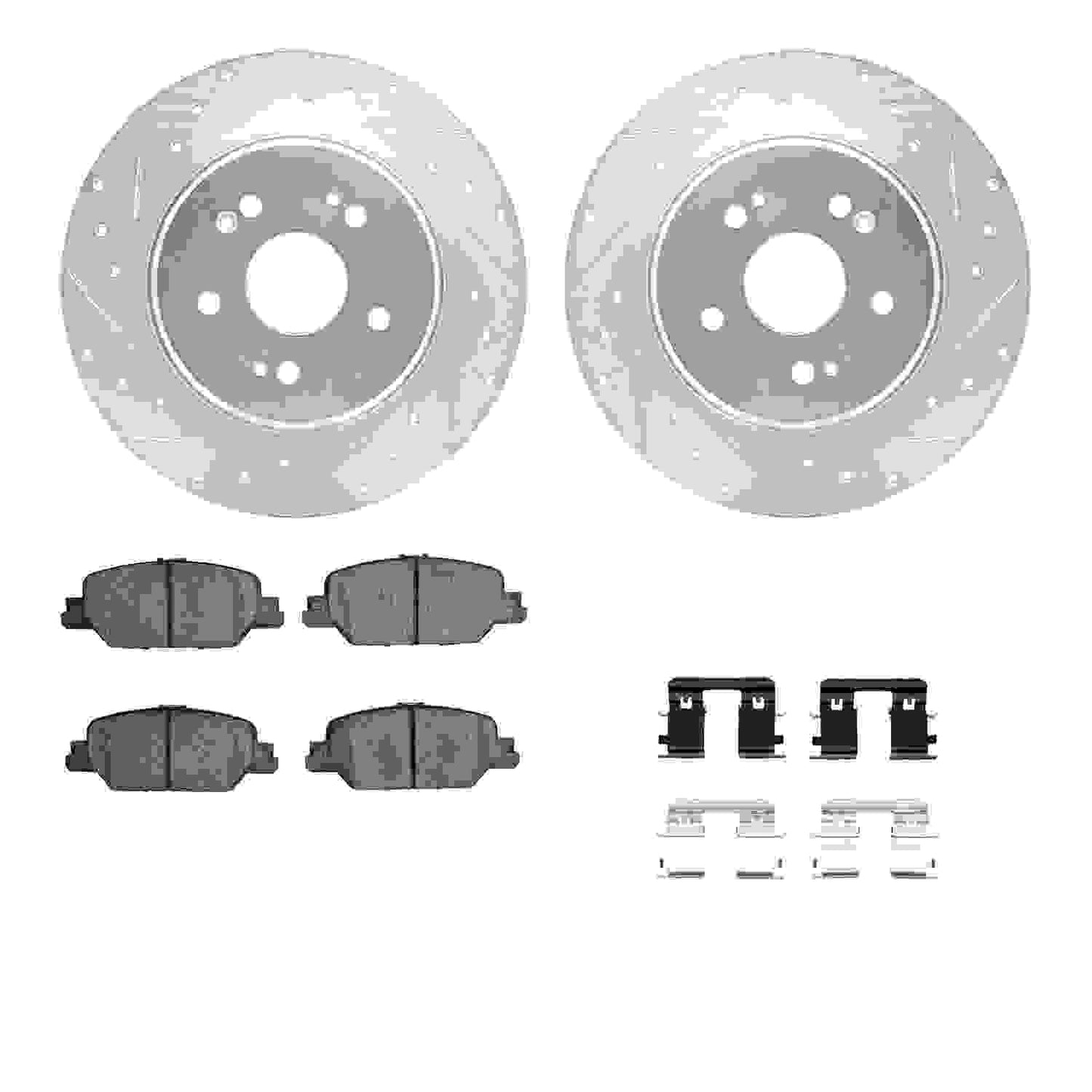 Dynamic Friction Company Disc Brake Kit 7512-58034