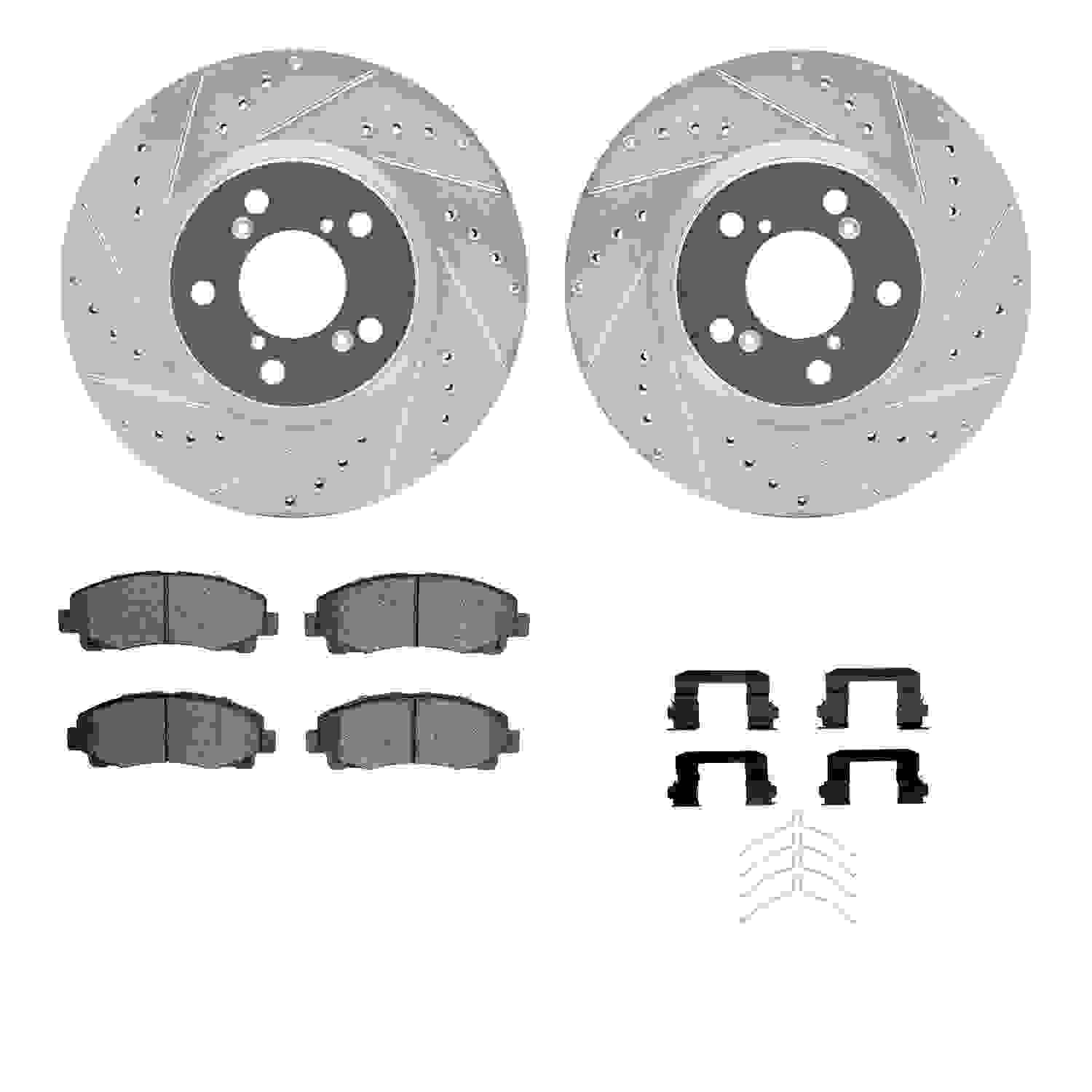 Dynamic Friction Company Disc Brake Kit 7512-59092