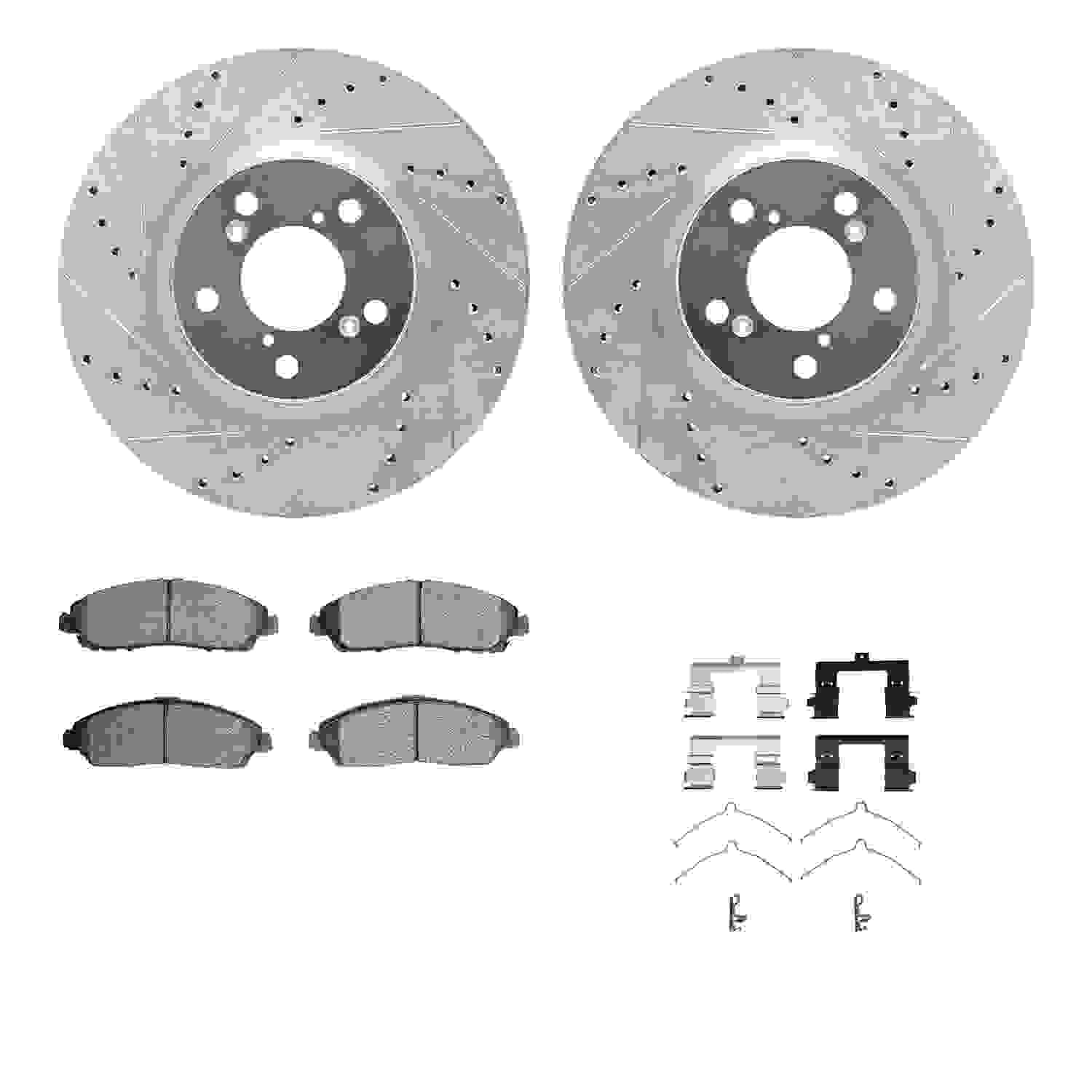 Dynamic Friction Company Disc Brake Kit 7512-59100