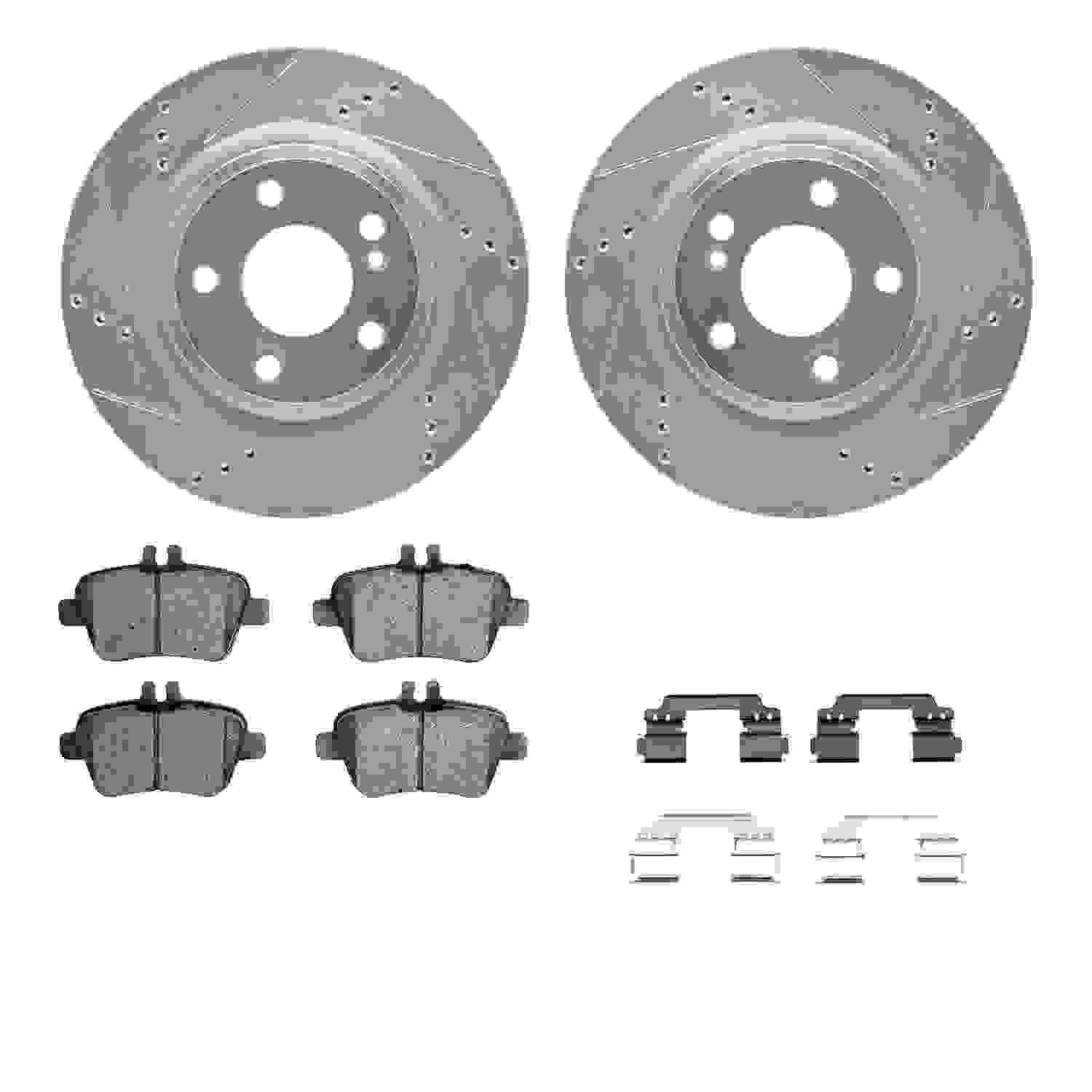 Dynamic Friction Company Disc Brake Kit 7512-63081