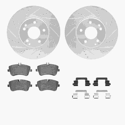 Dynamic Friction Company Disc Brake Kit 7512-63302