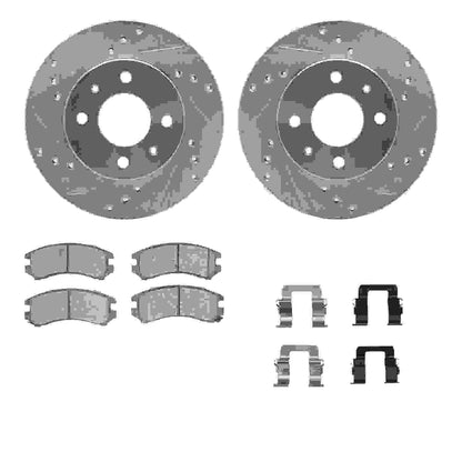 Dynamic Friction Company Disc Brake Kit 7512-67093