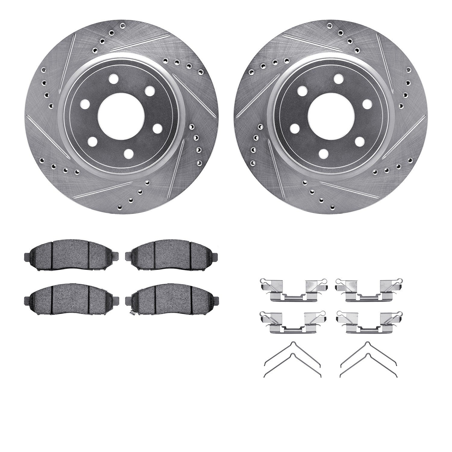 Dynamic Friction Company Disc Brake Kit 7512-67107