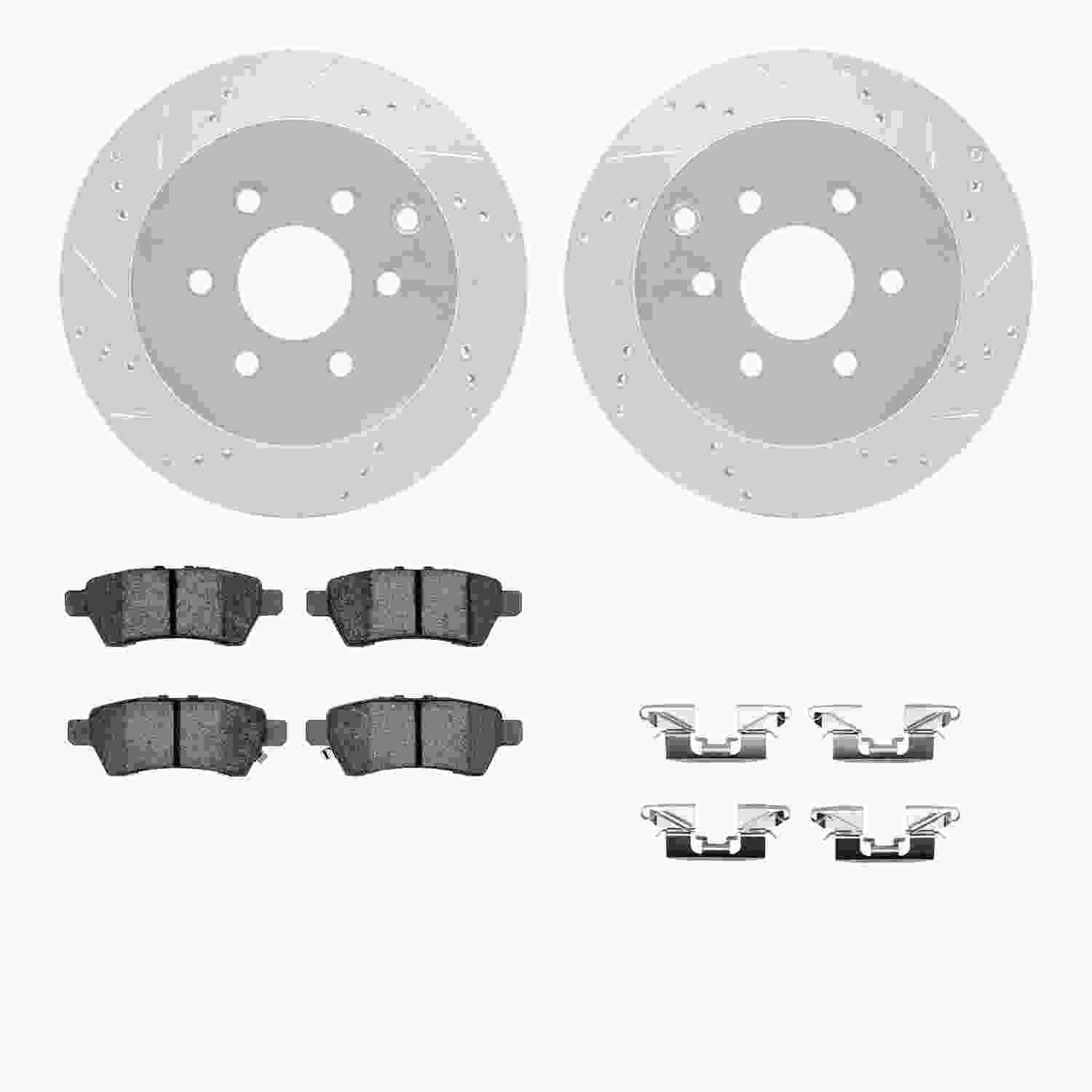 Dynamic Friction Company Disc Brake Kit 7512-67111