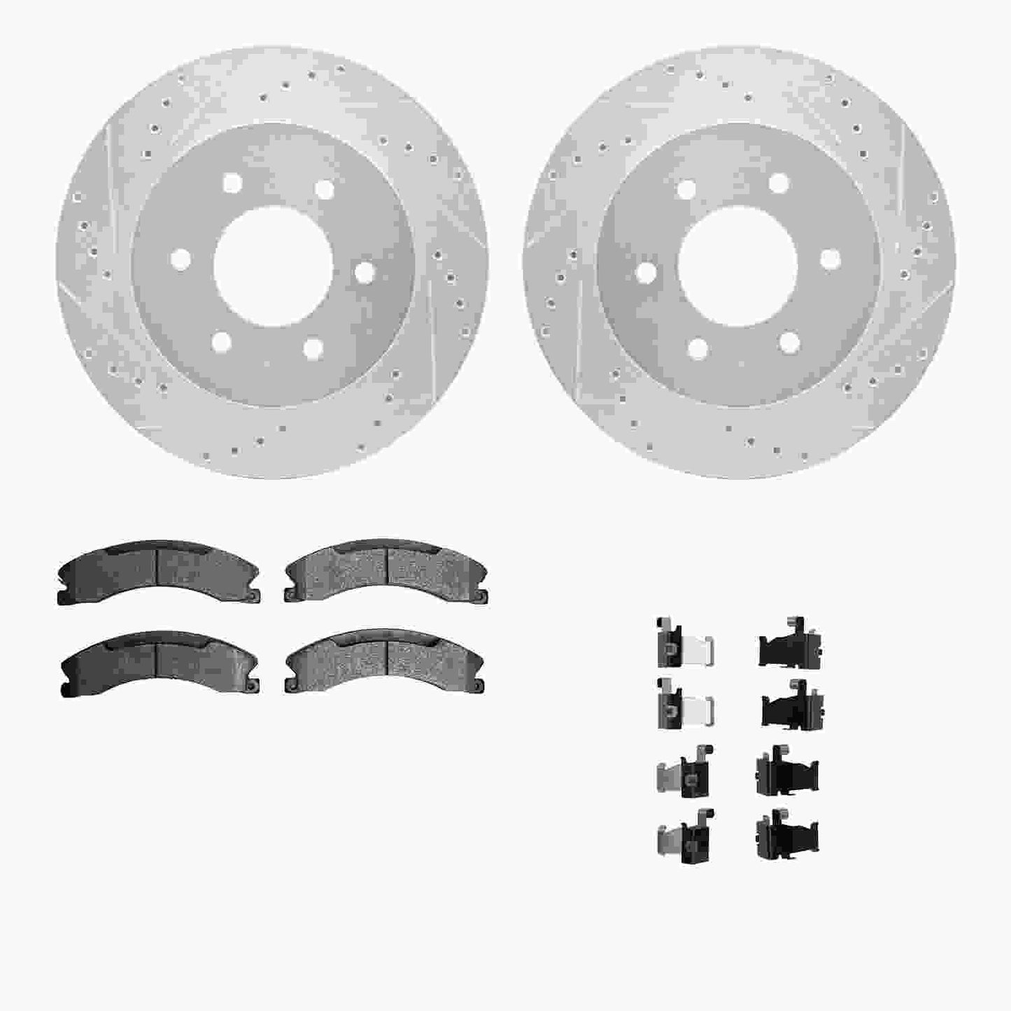 Dynamic Friction Company Disc Brake Kit 7512-67121