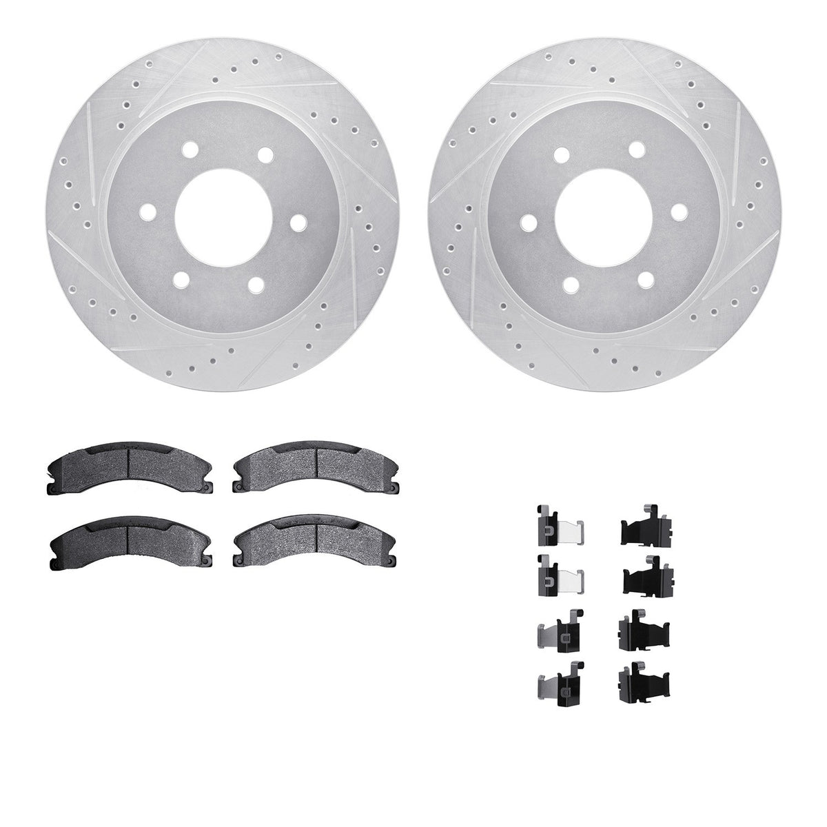 Dynamic Friction Company Disc Brake Kit 7512-67121