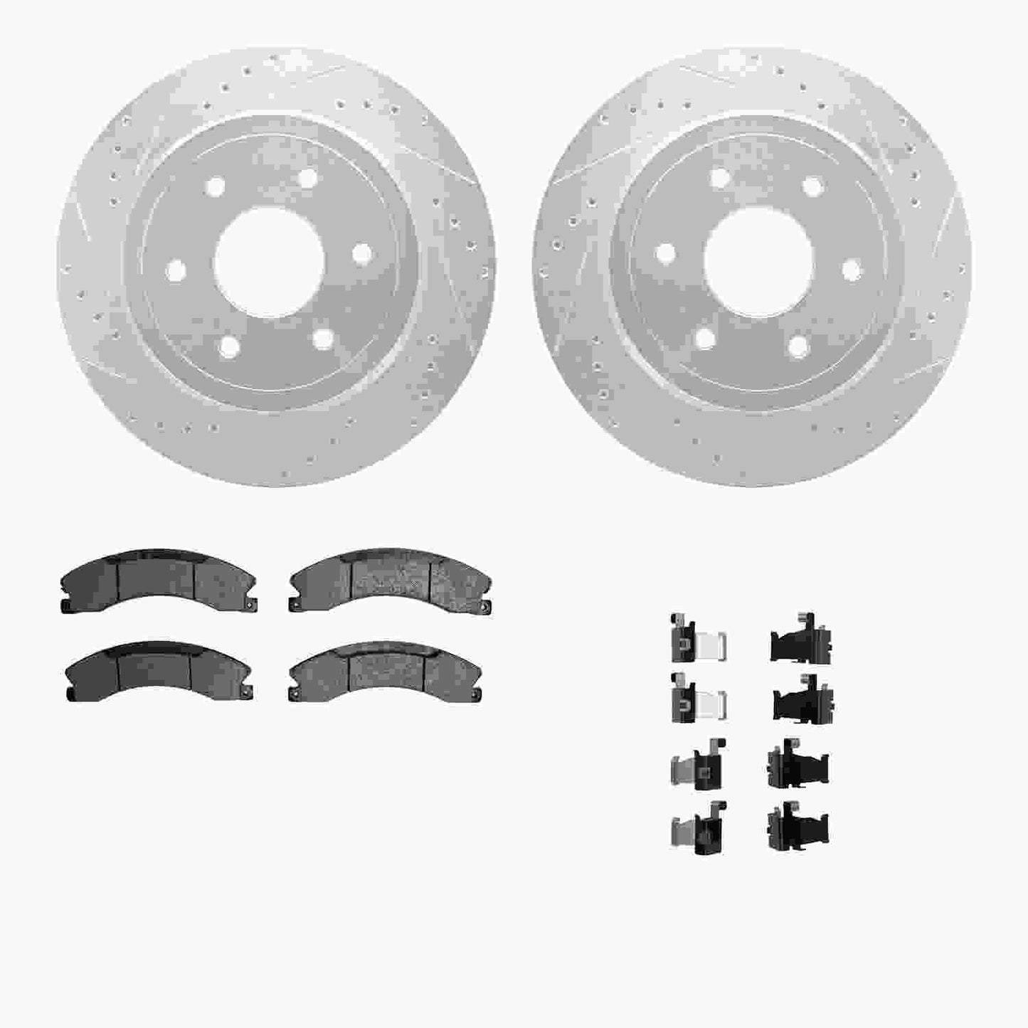Dynamic Friction Company Disc Brake Kit 7512-67123